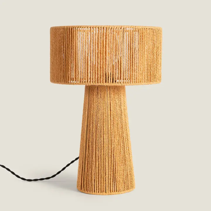 Lámpara de Mesa Papel Trenzado Kala Lilium - 1