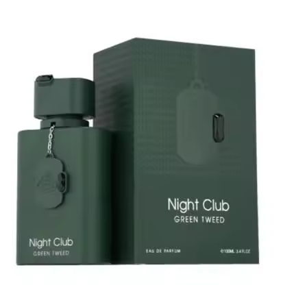 🌙✨"Perfume Arabe Night Club Green Tweed Eau de Parfum 100ml – 100% Original, Lujo Nocturno con Esencia Oriental Irresistible"✨🌙 - 1