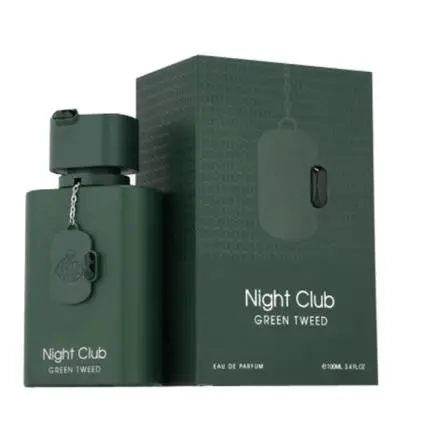 🌙✨"Perfume Arabe Night Club Green Tweed Eau de Parfum 100ml – 100% Original, Lujo Nocturno con Esencia Oriental Irresistible"✨🌙 - 1