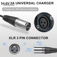 Cargador Patinete electrico E-Bike 54,6V 2A, Cargador de baterías de Litio para Bicicleta eléctrica, Scooter eléctrico, Silla de Ruedas eléctrica ,carros de golf.54.6V 2A Bicicleta eléctrica Cargador para batería Litio 48V,13Series  3-Pin XLR - details 2