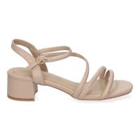 Sandalias de Tacón bajo para Mujer, Elegantes y Cómodas color nude - details 2