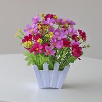Marguerita Artificial Resistente Al Clima En Plástico Para Decoración De Bonsái En Balcones Flor Falsa Para Fiesta - details 7