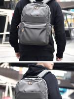 Mochila Casual Para Hombres De 14 Pulgadas Multifuncional Con Carga USB Impermeable De Tela Oxford Estudiante Escuela - details 8