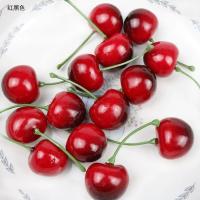 10/20Pcs Artificial Cereza Falsa Modelo De Fruta Para Pastel Decoración De Mesa Para Fiestas Y Fotografía De Alimentos Decoración De Hogar Y Hotel - details 8
