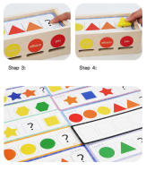 Juguete Educativo De Madera Con 25 Bloques Geométricos De Colores Caja De Almacenamiento Para Niños Juguete Montessori Para Preescolar - details 7