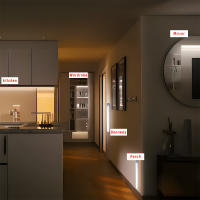 Lámpara LED Recargable Por Sensor De Movimiento 1PC Luz Nocturna Wireless Para Armario Escalera Instalación Self-Contained Incluye Batería Y Bulbo - details 3