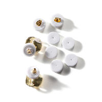 200-500Pcs Almohadillas De Esponja Blanca Antichoque Para Joyería 12x12MM Protección Para Pendientes Piezas De Hacer Manualidades - details 5