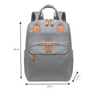 LUTODY - Mochila portátil para bebés con cuna cambiador de pañales, bolsillo térmico para biberones, plegable e impermeable - Ideal para cargar teléfono móvil, tablet y más dispositivos - details 6