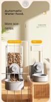 Dispensador De Agua Colgante Para Mascotas Alimentador Automático Para Perros Y Gatos Tazón De Agua De Caja De Acero Inoxidable Con Botella De Agua - details 3