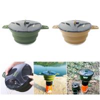Cacerola De Silicona Plegable 2.5L Para Camping Tetera Portátil Para Café Y Té Pot Para Hervir Agua Mini Para Picnic Al Aire Libre - details 0