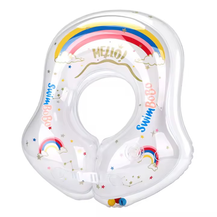 Swimbobo - Anillo de natación para bebés, axila, piscina inflable, doble airbag, antivuelco y antiasfixia, anillo para bebé acostado - 1