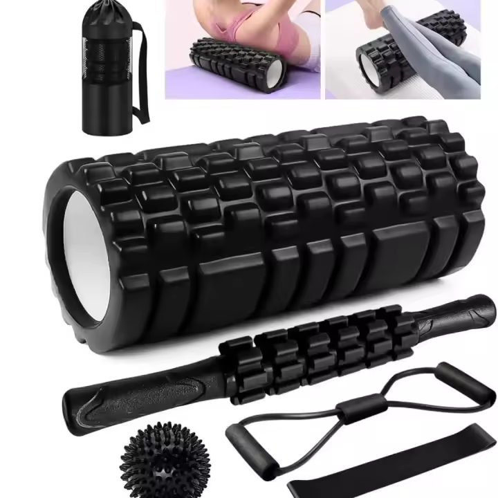 Eje De Espuma EVA Para Yoga Columna De Fitness Relajación Rollo De Pierna Delgada Set De Seis En Uno - 1