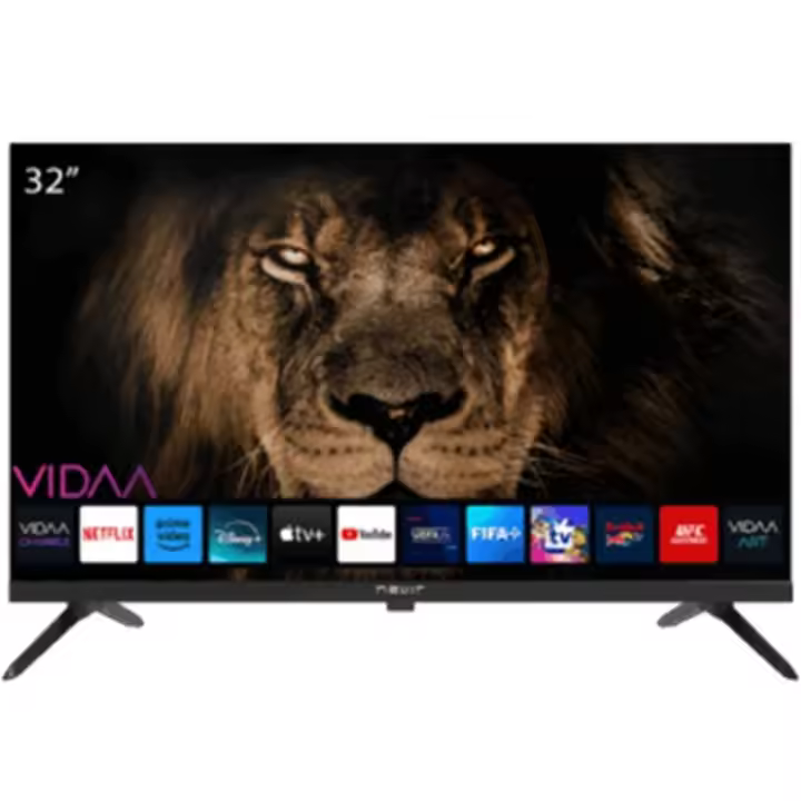 Nevir - Televisión Smart TV NVR-8900-32RD2 S-VN de 32 pulgadas HD Ready con marco sin bordes, pies centrales y montaje VESA 100x100 para salón o dormitorio - 1