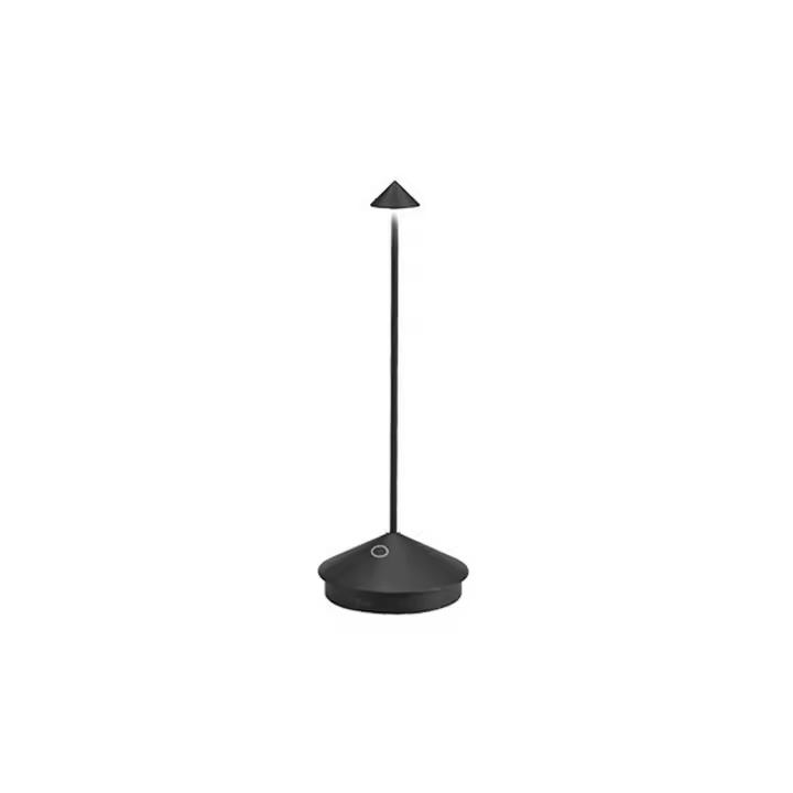 Azafrán Pina Pro Mate Negro-Lámpara de Mesa Led H29cm - 1