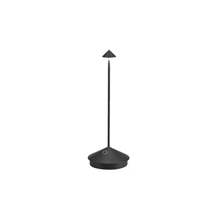 Azafrán Pina Pro Mate Negro-Lámpara de Mesa Led H29cm - 1