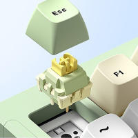 Teclado Mecánico Lubrificado Silencioso Lemon V3 Switches Lineal Tacto 5Pines Axis Hot Swap DIY Para Enthusiasts De Computación - details 4