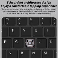 Teclado Bluetooth Mini Para Tableta Y Teléfono CASEPOKE Compatible Con iPad Xiaomi Samsung Huawei Android IOS Windows - details 4