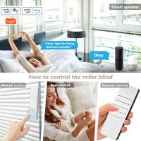 Motorizado Tuya WiFi M515EGWT Para Cortinas Rollos Inteligentes Compatible Con Alexa Y Google Home Controlador De Cierres Eléctricos Para Cortinas - details 5