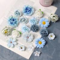 20Pcs Lote Flores Artificiales Rosa Para Decoración De Bodas Fiesta Hogar Y Jardín Accesorio De Regalo DIY Corona De Flores - details 1