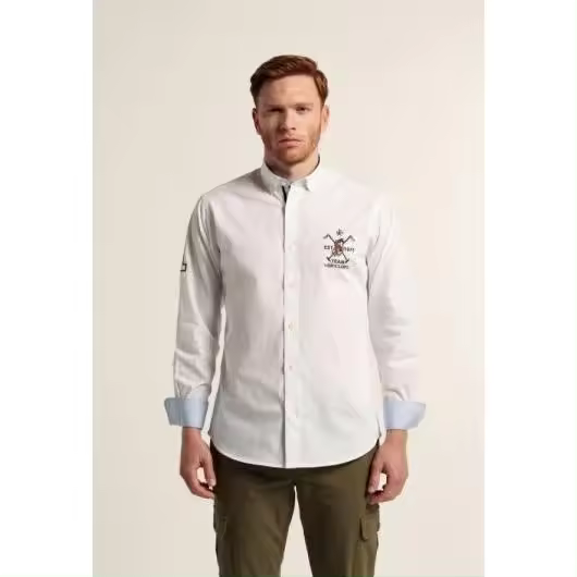 Camisa jugador Valecuatro polo color blanco - 1