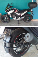 Fender Trasero Para Honda NC750X/D Y Ninja 250/300 Protector De Barro Y Salpicaduras Negro Pieza De Repuesto De Motocicleta - details 0