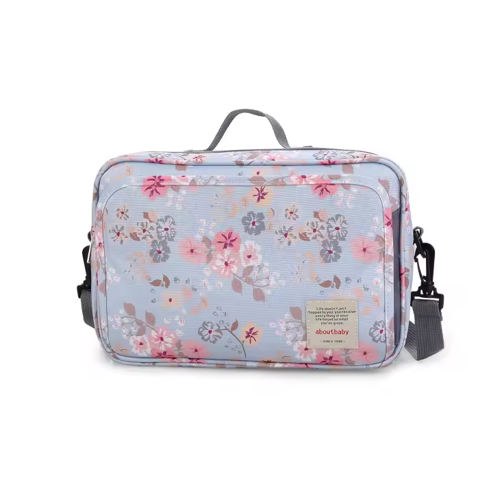 Bolsa De Diaper Para Bebé Impermeable Con Doble Manija Estampado De Moda Para Uso Desechable Y Reutilizable Bolsa De Agua Para Maternidad - 1