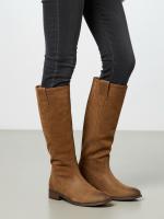 Botas Altas Mujer Estilo Montar — Botas de Equitación Planas, Punta Redonda - details 2