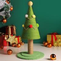 Gato rascador Pino cedro Navidad gato árbol para adultos grandes gatos rascador juguete lindo gatito sisal rascador post - details 4