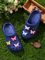 Zapatillas De Hadas Para Niñas En EVA Y Goma Elástica Azul Oscuro Antideslizantes Transpirables Sandalias De Playa Y Jardín Para Niñas De 3 a 12 Años - details 3