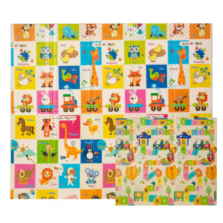 Alfombra bebé con diseños infantiles, 1 cm de grosor edibaby - 1