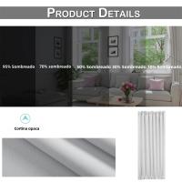 Cortinas De Puerta Negras Aislantes Térmicas Con Privacidad Cortinas De Ventana Modernas Cortinas Cortas Para Cocina Con Bolso De Techo - details 0