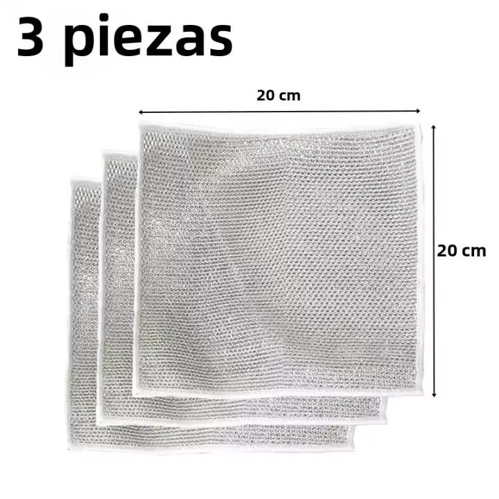 Paño De Limpieza Mágica Para Cocina Eliminador De Oxydación Para Metal Acero Cepillo De Limpieza Para Microondas Y Estufa Herramientas De Limpieza Eco-amigable - 1