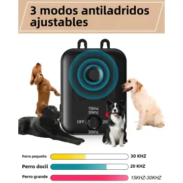AILEDA Dispositivo antiladridos, ahuyentador y adiestrador para