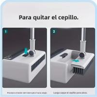 Kit De Limpieza 3-en-1 Con Escoba Plegable Y Escoba Para Suelos Multisuperficie Durable Para Uso En Hogar Y Dormitorios - details 6