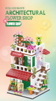 Bloques De Construcción Micro Ciudad Vistas Callejeras Tienda De Flores Y Café Para Niños Y Niñas Juguetes Educativos Regalos De Cumpleaños - details 29