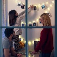 Luz De Cadena De Fotos LED Con Clip Para Colgar Imagenes O Tarjetas Decoración De Pared Para Dormitorio Pilas AA Incluidas 1m/3m/6m - details 6