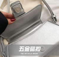 Bolso Bandolera De Cuero Sólido Para Mujer Estilo Lujo Diseñador Bolso De Hombro Underarm Moda 2024 Bolsos Y Monederos Para Dama - details 20