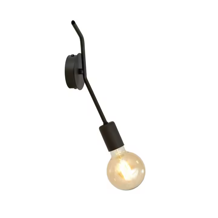 Lámpara de Decoración Frix, Arce, Negro, 9x35x9 cm - 1