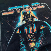 Camiseta Unisex Estilo Casual Verano Star Wars Rock Hip-Hop Deportiva Suelta Para Hombres Y Mujeres Moda Couple Top - details 6