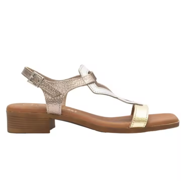 Shoes Sandalias marca Oh! My Sandals para mujer en color metal - 1