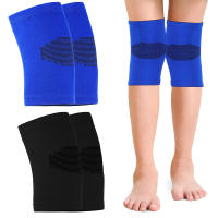 Manguito De Compresión Para Rodilla De Niños Protección Deportiva Para Baloncesto Voleibol Gimnasia Tallas Universales Colores Azul Negro Rosa - details 2
