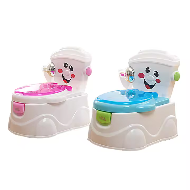 Orinal portáthil de Diseños animados para Bebe, asiento de Inodoro para niños, oral de entrenamiento para niños y niños, WC - 1