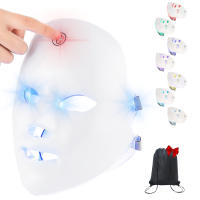 BIT Máscara Facial Led Therapy De Fotón Device Regenerador De 7 Colores Equipo Rejuvenecimiento De La Cuero Acné Arrugas Lineas Expression Manchas Rosacea Luz Diodos Recargable de - details 3
