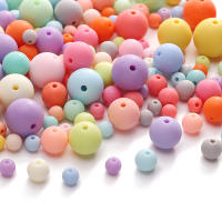 Todas Las Tallas Disponibles (6/8/10/12/14/16mm) De Bolas De Acrílico Mate Para Joyería DIY Macaroon Spacer Beads Para Pulseras Collares Y Aretes - details 2