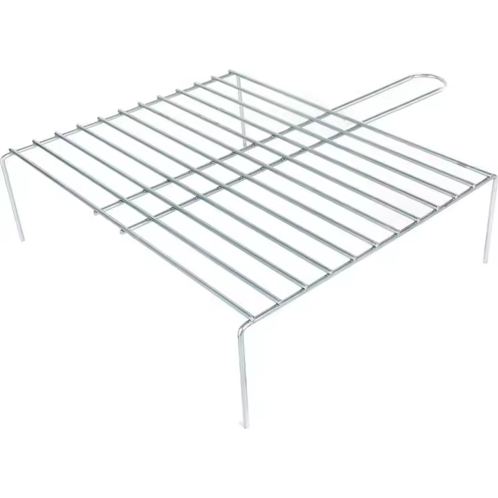 ALGON - PARRILLA CHULETÓN 43X35X52-5CM DOBLE ZINCACA - Parrilla Barbacoa Resistente y Duradera - Parrilla Barbacoa Fácil de Limpiar y Mantener - Parrilla Barbacoa Versátil para Uso en Exteriores - Parrilla Barbacoa Portátil y Compacta - 1