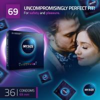 Preservativos XL My.Size Talla 69 Para Penes Grandes Ancho Nominal 69mm Con Paredes Finas De Látex Sin Olor Ni Sabor Compatible Con Lubricantes A Base De Agua - details 6