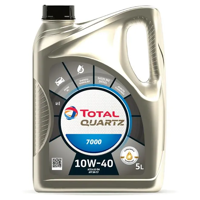 Aceite Motor Total Quartz 7000 10W40 5L - Protección del Motor - 1