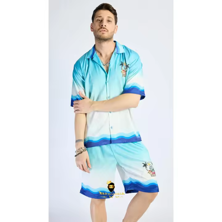Conjunto Left Point Azul Beach Vibes - 1