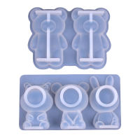 Molde De Silicona Para Joyería DIY Epoxy Resina Con Diseño De Oso Y Muñeca Set-up 3D Lindo Molde De Resina Para Creaciones Artísticas - details 2