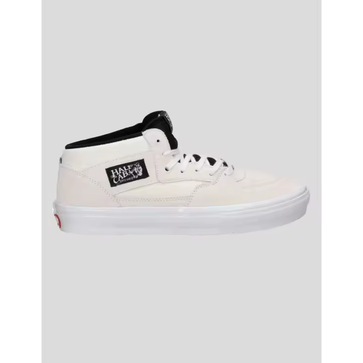Zapatillas Vans Skate Half Cab Blancas/Negras - 1